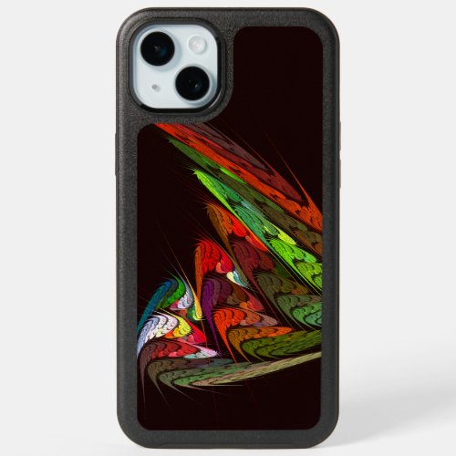 Chameleon Abstract Art iPhone 15 Plus Case