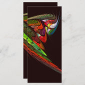 Chameleon Abstract Art Rack Card (Front/Back)