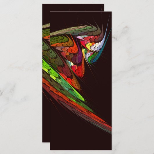 Chameleon Abstract Art Rack Card (Front/Back)