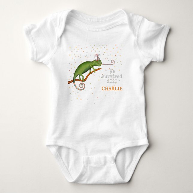 Chameleon Baby Bodysuit (Front)