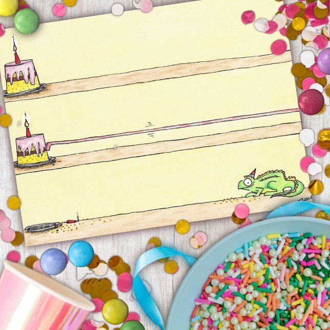 CHAMELEON BIRTHDAY postcard by Nicole Janes (Creator Uploaded)