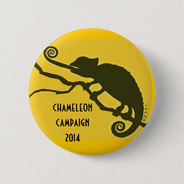 Chameleon Campain 2014 Button (Front)