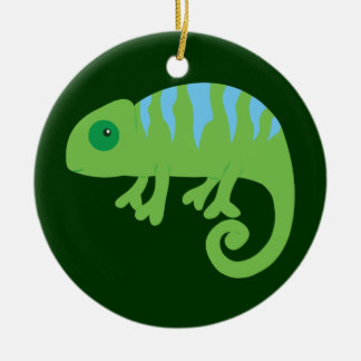Chameleon Ceramic Ornament