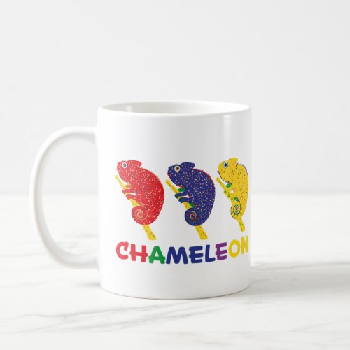 Chameleon Changing  Coffee Mug