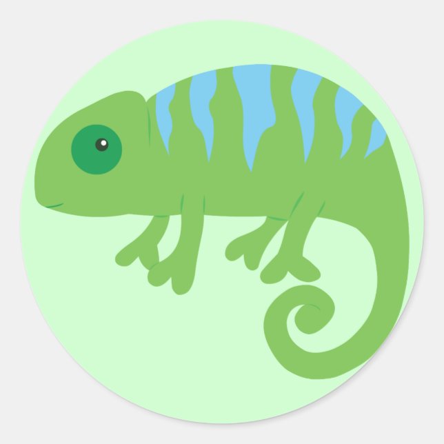 Chameleon Classic Round Sticker (Front)