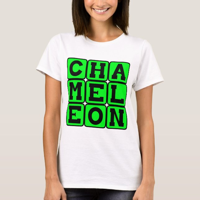 Chameleon, Color-Changing Lizard T-Shirt (Front)