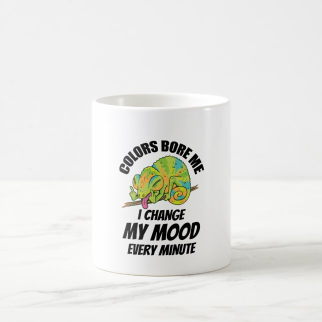 Chameleon - Colors Are Boring Coffee Mug (Center)
