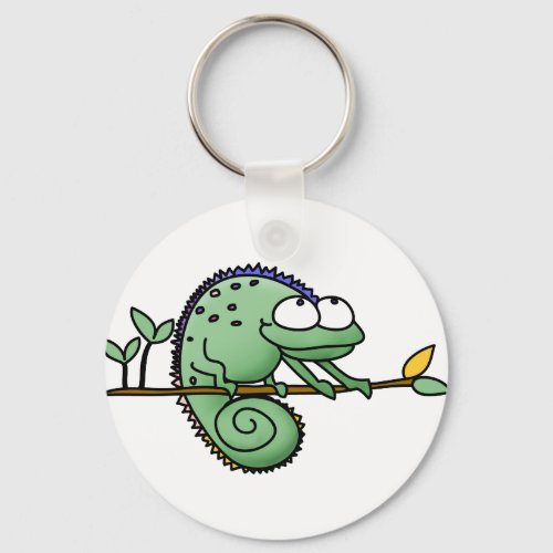 Chameleon Cute Funny  Keychain