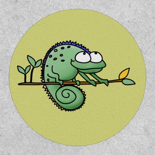 Chameleon Cute Funny  Patch