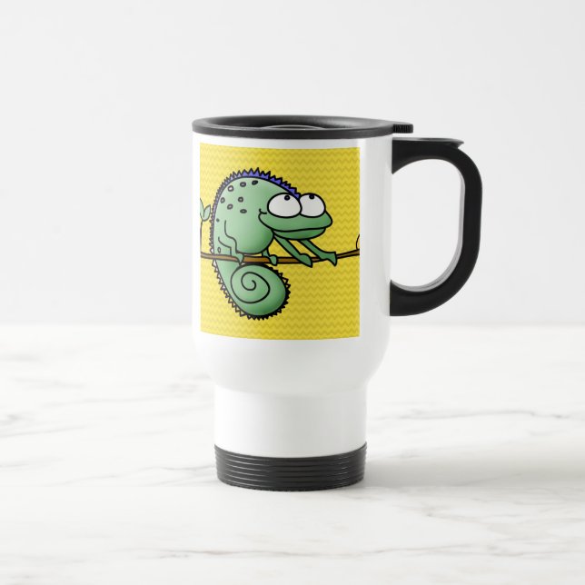 Chameleon Cute Funny  Travel Mug (Right)