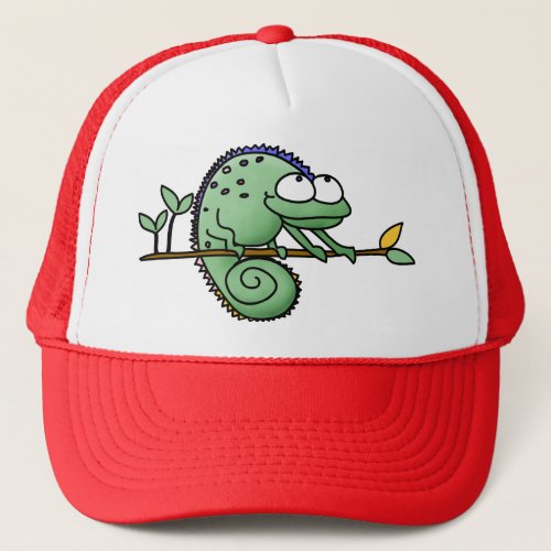Chameleon Cute Funny  Trucker Hat