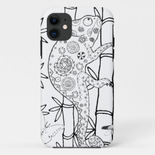 Chameleon Doodle iPhone 11 Case