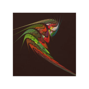 Chameleon Fractal Abstract Art in Vibrant Motion