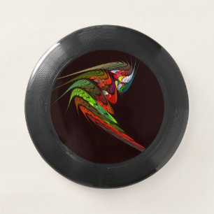 Chameleon Fractal Abstract Art in Vibrant Motion Wham-O Frisbee