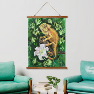 Chameleon Hanging Tapestry