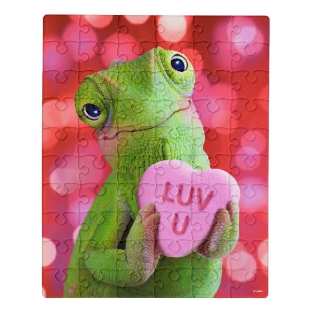 Chameleon Heart (Luv U) Jigsaw Puzzle (Puzzle Vertical)