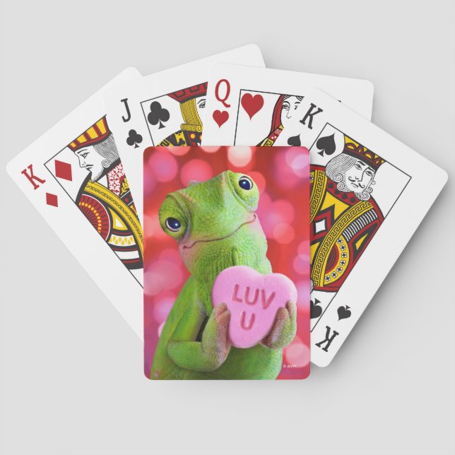 Chameleon Heart (Luv U) Poker Cards (Back)
