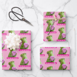 Chameleon Heart (Luv U) Wrapping Paper Sheets