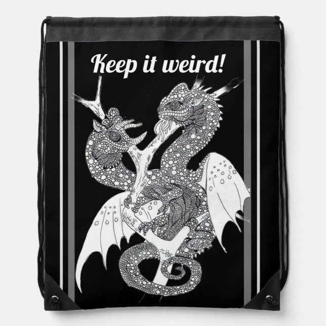 Chameleon Hydra Dragon Backpack (Front)