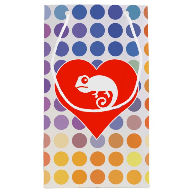Chameleon Icon Small Gift Bag (Back)