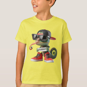 Chameleon in Red Sneakers T-Shirt