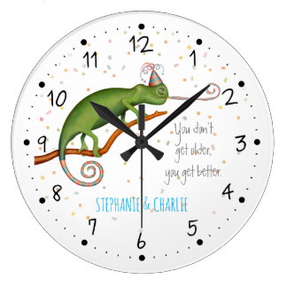 Chameleon Large Clock