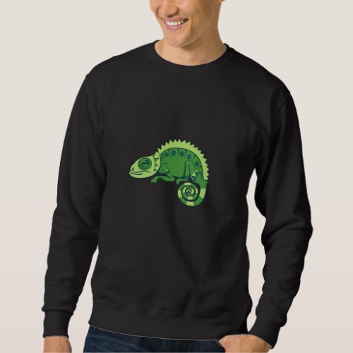 Chameleon Lizard Reptile Sweatshirt