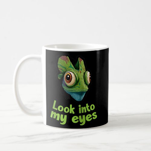 Chameleon  Look Itno My Eyes Chamaeleonidae Raglan Coffee Mug