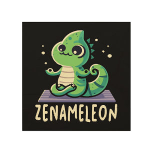 Chameleon Lover Wood Wall Art