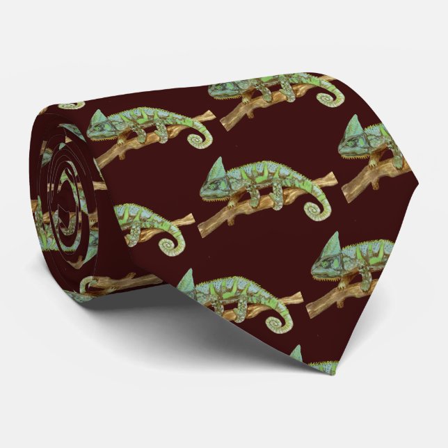 Chameleon Neck Tie (Rolled)