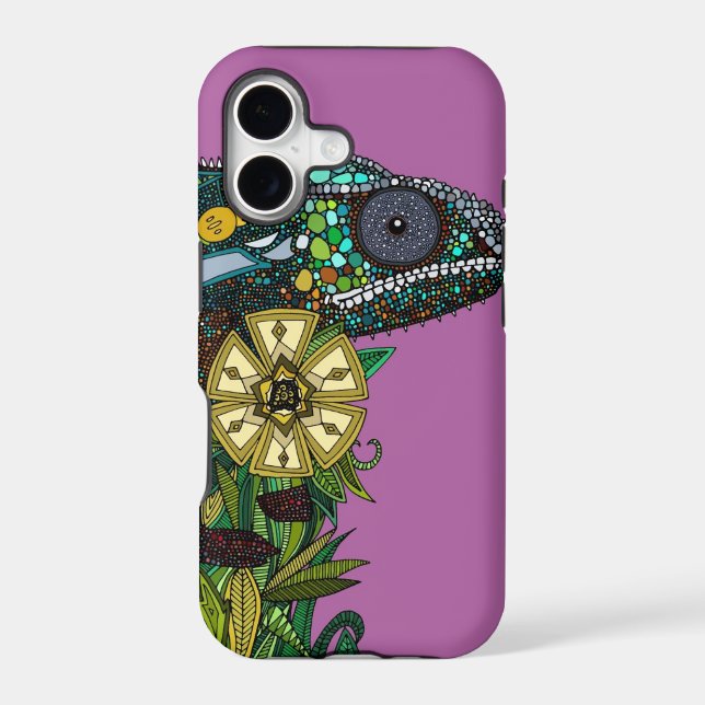 chameleon orchid Case-Mate iPhone case (Back)