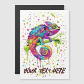 Chameleon Paint Stains Watercolor Style (Front/Back)