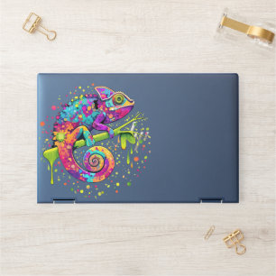 Chameleon Paint Stains Watercolor Style HP Laptop Skin