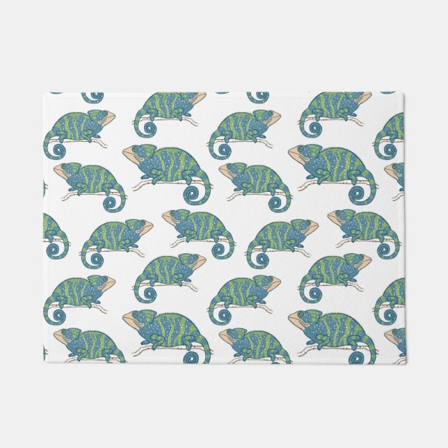 Chameleon Pattern Doormat (Front)