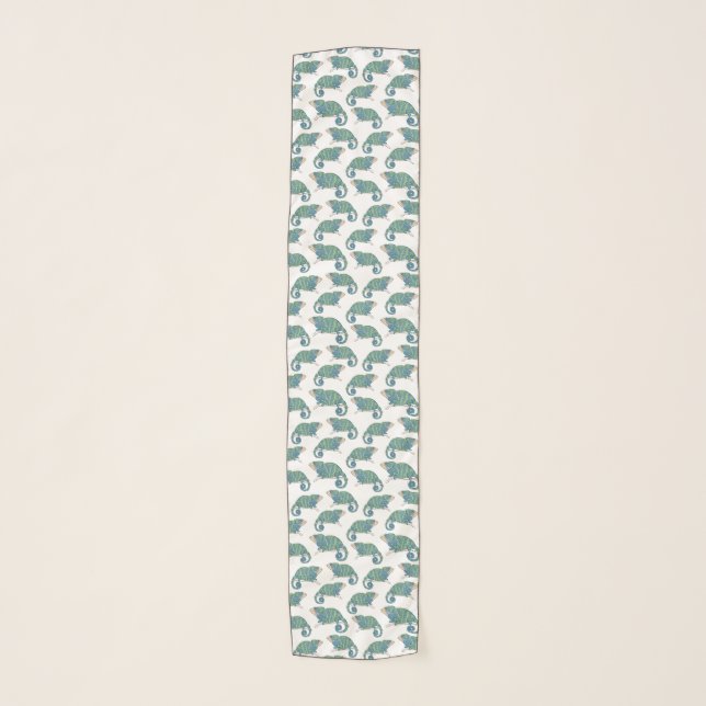 Chameleon Pattern Scarf (Front)