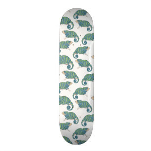 Chameleon Pattern Skateboard Deck