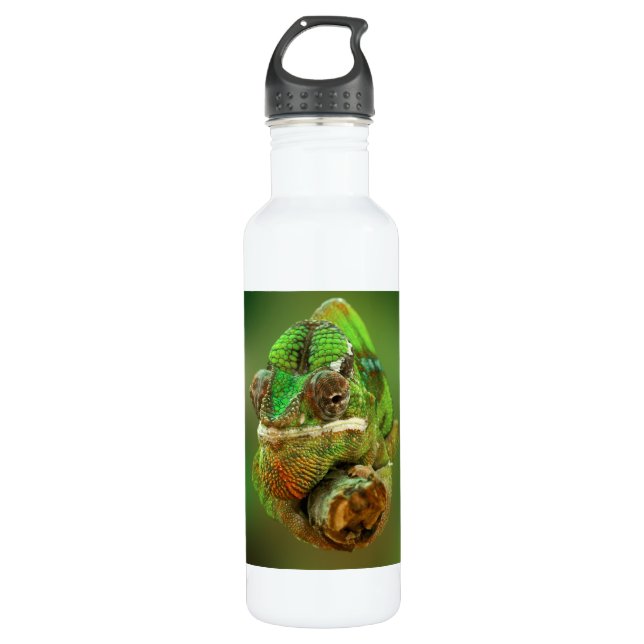 Chameleon Photo Water Bottle (Front)