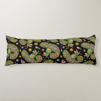 Chameleon Psychedelic Fantasy Body Pillow