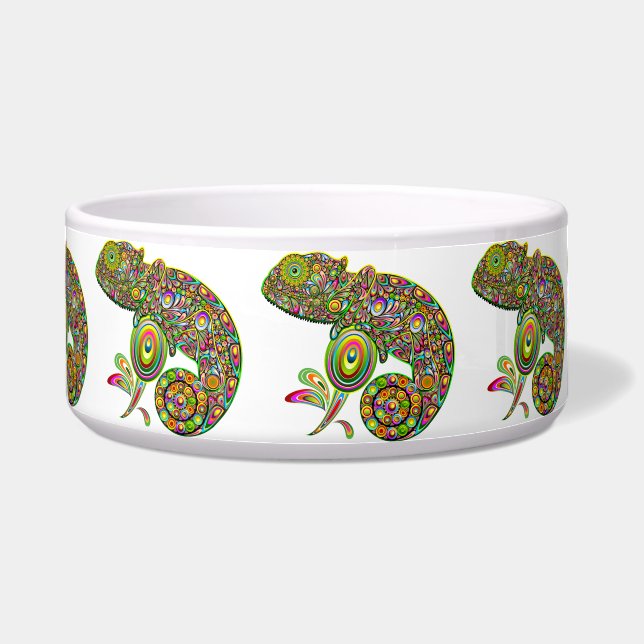 Chameleon Psychedelic Fantasy Bowl (Front)