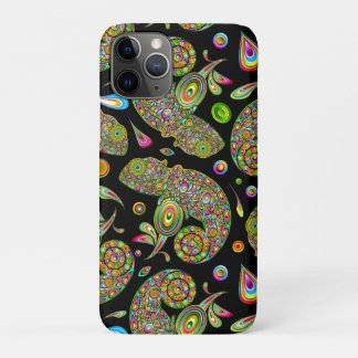 Chameleon Psychedelic Fantasy iPhone 11 Pro Case