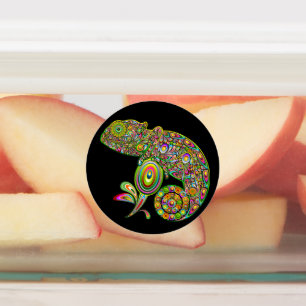 Chameleon Psychedelic Fantasy Kids' Labels