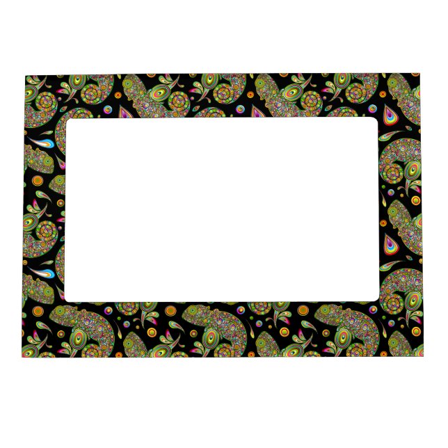 Chameleon Psychedelic Fantasy Magnetic Frame (Front)