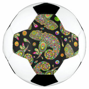 Chameleon Psychedelic Fantasy Soccer Ball