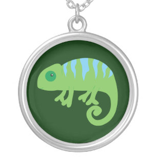Chameleon Silver Plated Necklace