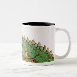Chameleon skin change Two-Tone coffee mug