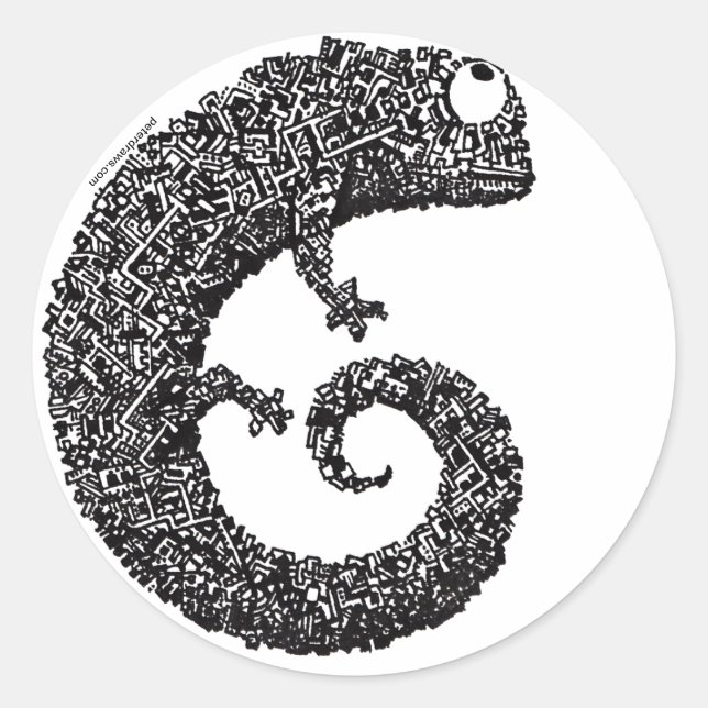 Chameleon Sticker (Front)