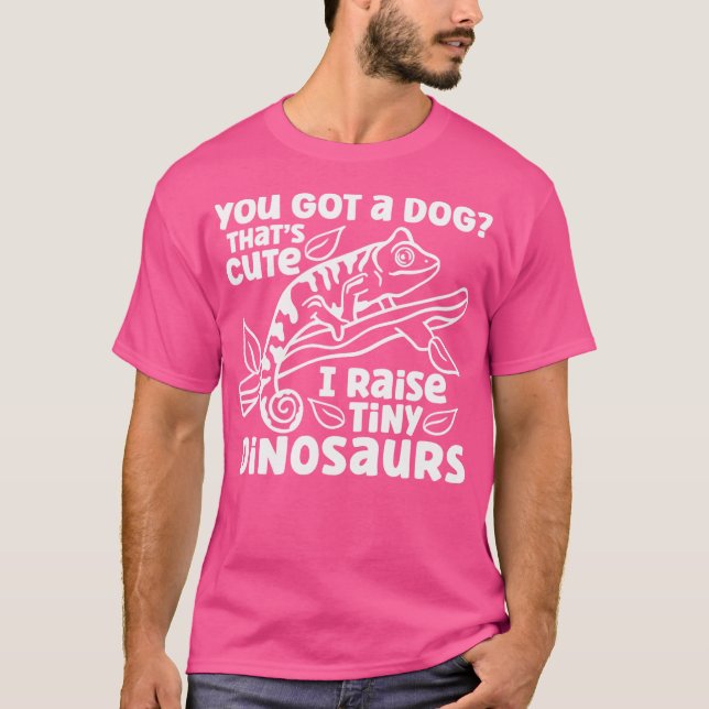 Chameleon Tiny Dinosaur Chameleon Lizard Chameleon T-Shirt (Front)