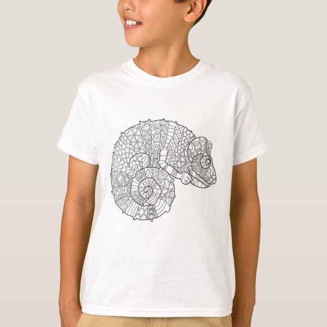 Chameleon Zendoodle T-Shirt (Front)