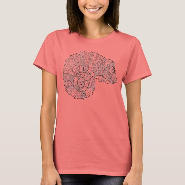 Chameleon Zendoodle T-Shirt (Front)