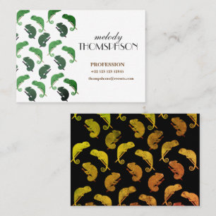 Chameleons  business card